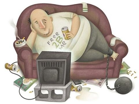 Hypodynamie als Ursache für Osteochondrose