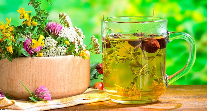 Kräutertee zur Behandlung von Hüftarthrose